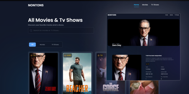 NontonS - Online Movie Streaming Website
